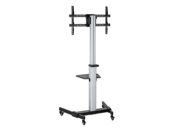 Manhattan mobil TV-holder 37-86" opptil 50 kg justerbar PIVOT AV-hylle