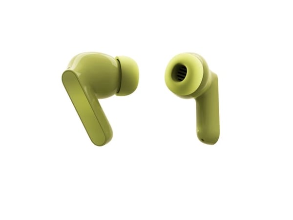 Motorola Moto Buds - True wireless-hodetelefoner med mikrofon - i øret - Bluetooth - aktiv støydemping - kiwigrønn