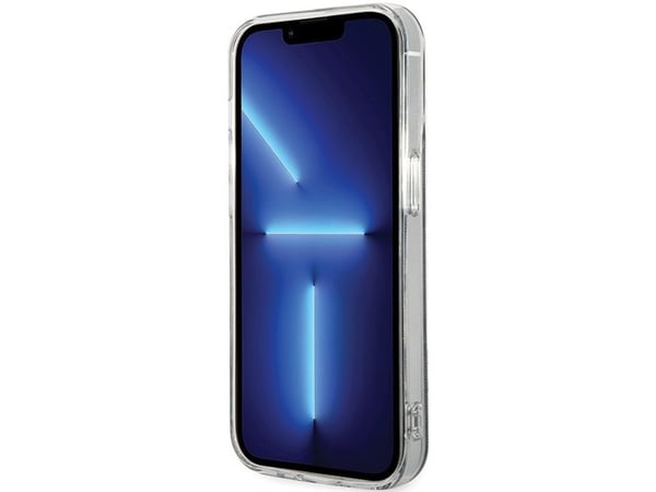 Guess tapauksessa iPhone 15 Pro 6,1" GUHMP15LH4STK musta HC MAGSAFE IML 4G B