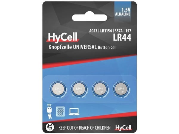 Ansmann 1516-0024, Kertakäyttöinen akku, SR44, Alkali, 1,5 V, 4 kpl, Kupla