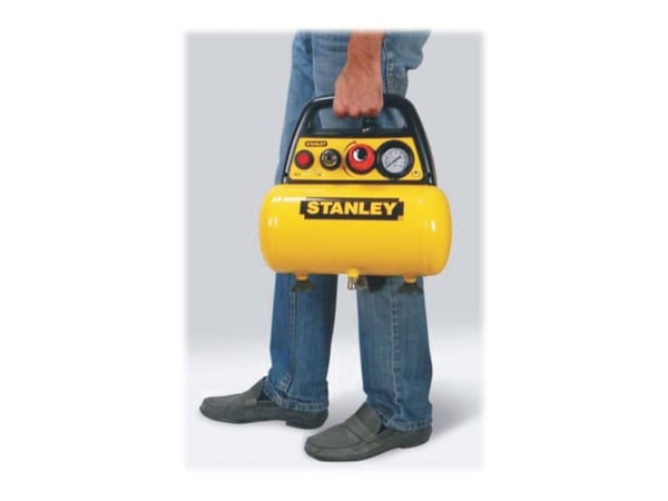 Stanley DN 200/8/6 - Luftkompressor - 1.1 kW - 1.5 hk - 5.5 A - oljefri - 180 l/min - 6 liter