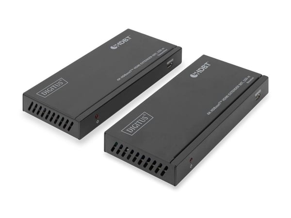 DIGITUS DS-55508 - Sender og mottaker - video/lyd/infrarød/seriell-utvider - HDMI, HDBaseT - over CAT 5e/6/7/8 - opp til 150 m