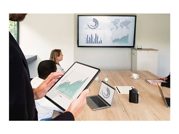 DIGITUS Wireless Collaboration System - 2 Transmitters + 1 Receiver - trådløs video/lyd-utvider - 802.11a, 802.11b/g/n, Wi-Fi 5 - opp til 50 m