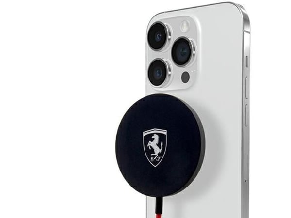 Induktiv laddare 15W Ferrari MagSafe (FECBMSMENK)