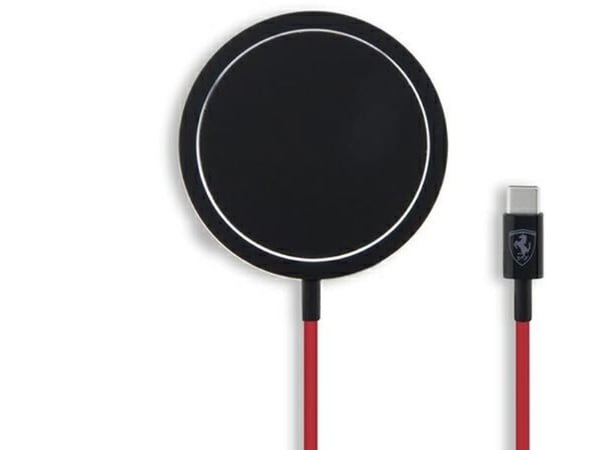 Induktiv laddare 15W Ferrari MagSafe (FECBMSMENK)