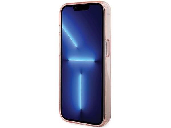 Karl Lagerfeld KLHMP15LHMRSCHP iPhone 15 Pro 6.1" różowy/pink kovakotelo Ring Stand Choupette Head MagSafe