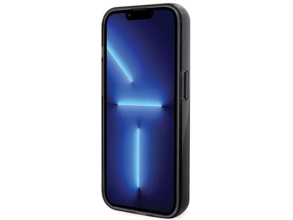 Karl Lagerfeld KLHMP15LHMRSKCK iPhone 15 Pro 6.1" musta/musta Karl&amp;Choupette MagSafe kotelo rengas jalusta