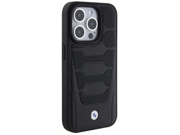 BMW BMHCP15X22RPSK iPhone 15 Pro Max 6.7" czarny/black Leather Seats Pattern