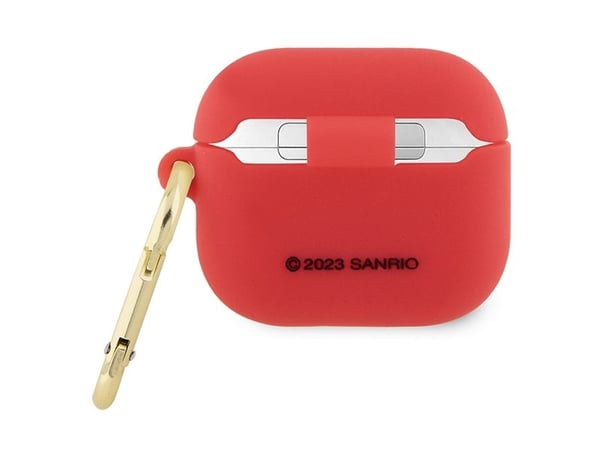 Hello Kitty HKA33DKHSF AirPods 3-skydd i silikon 3D Kitty Head fuchsia