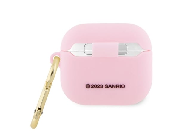 Hello Kitty HKA33DKHSP cover till Airpods 3 rosa/rosa silikon 3D Kitty Head
