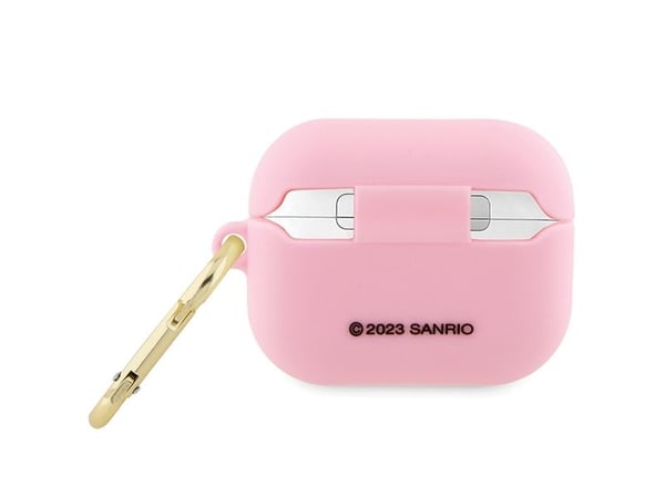 Sourcing Hello Kitty HKAP3DKHSP skydd till AirPods Pro - rosa/rosa silikon 3D Kitty Head