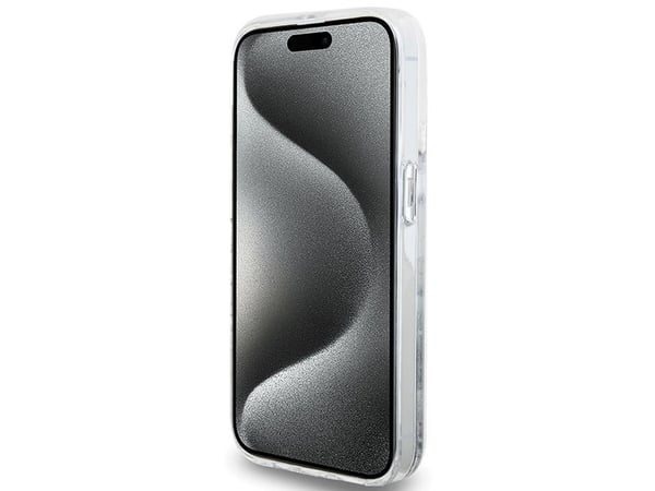 "Hello Kitty Nestemäinen kiiltävä galvanointi Head Logo asia iPhone 13 Pro, läpinäkyvä"
