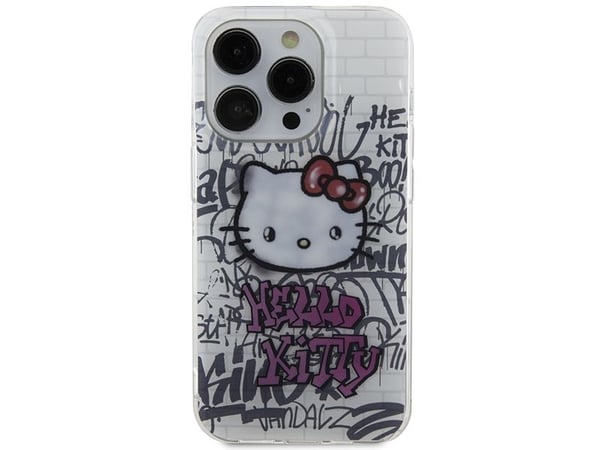 Sourcing Hello Kitty HKHCP13XHDGPHT iPhone 13 Pro Max 6,7" hvit/hvit hardt etui IML Kitty on Bricks Graffiti
