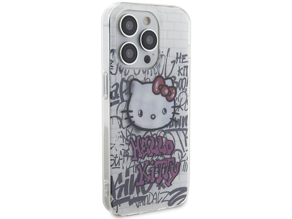 Sourcing Hello Kitty HKHCP13XHDGPHT iPhone 13 Pro Max 6,7" hvit/hvit hardt etui IML Kitty on Bricks Graffiti