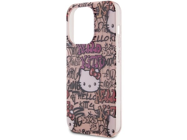 Hello Kitty IML Žymos Graffiti dėklas iPhone 13 Pro Max - rožinis