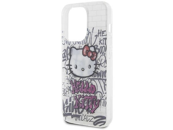 Sourcing Hello Kitty HKHCP15LHDGPHT iPhone 15 Pro 6,1" hvit/hvit hardcase IML Kitty on Bricks graffiti