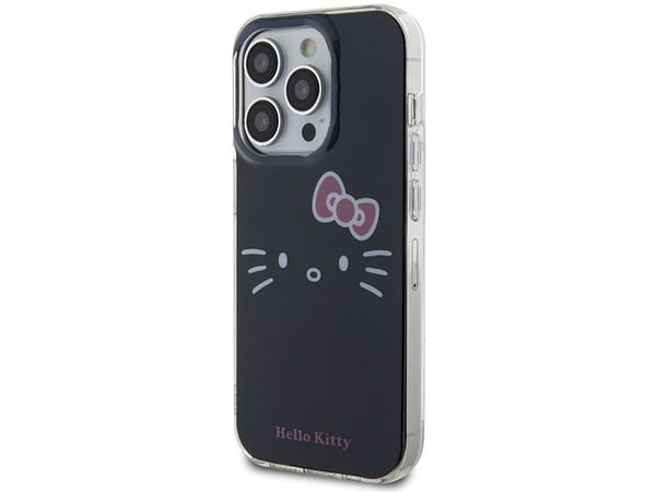 Hello Kitty HKHCP15LHKHLK iPhone 15 Pro 6.1" czarny/black hardcase IML Kitty Face