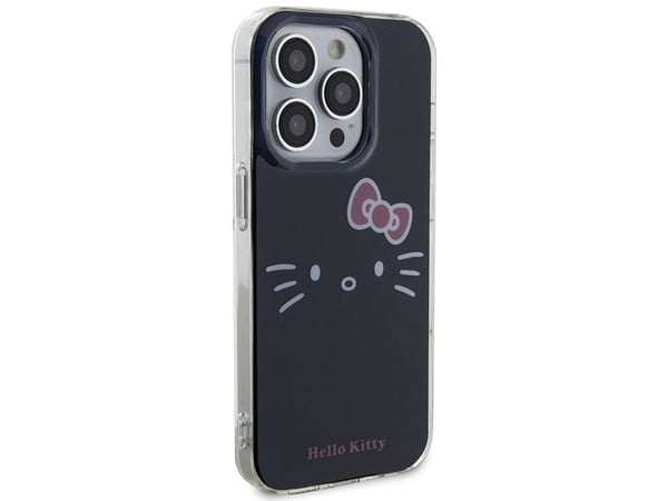 Hello Kitty HKHCP15LHKHLK iPhone 15 Pro 6.1" czarny/black hardcase IML Kitty Face