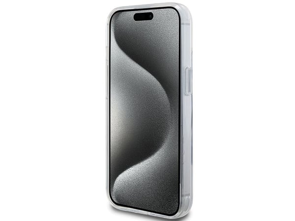 Karl Lagerfeld KLHMP15SHMRSKCH Apple iPhone 15/14/13 6,1" hardt etui Ring Stand Karl&Choupett hvit