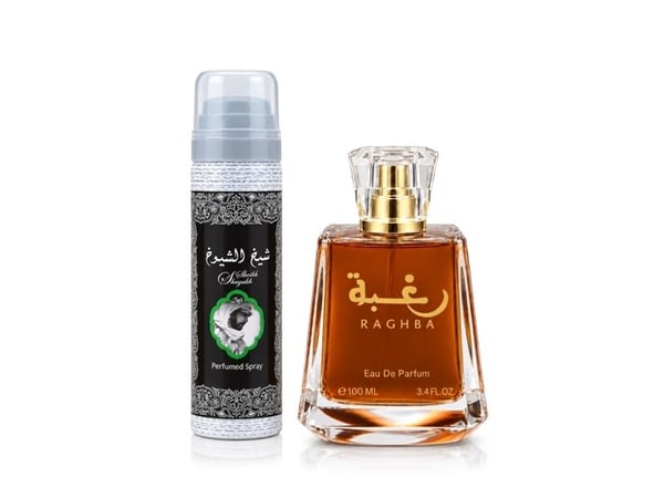 Lattafa Raghba EDP 100 ml + DEO VAPO Sheikh Al Shuyukh 50 ml UNISEX