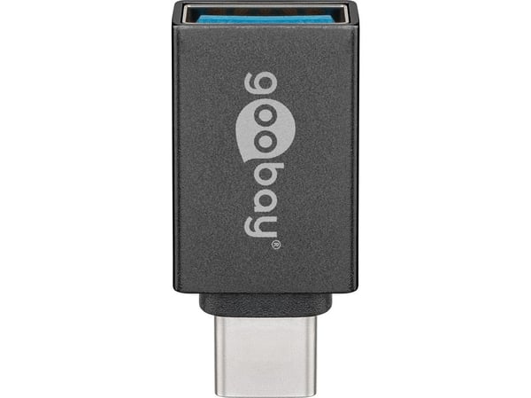 goobay USB 3.0 USB-C -sovitin Harmaa