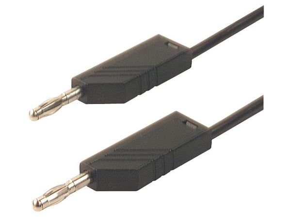 Hirschmann 934063100, Testsond, Svart, Polyvinylklorid (PVC), 2.5 mm ², -15 - 70 ° C, 60 V Hirschmann 934063100, Testsond, Svart, Polyvinylklorid (PVC), 2.5 mm ², -15 - 70 ° C, 60 V