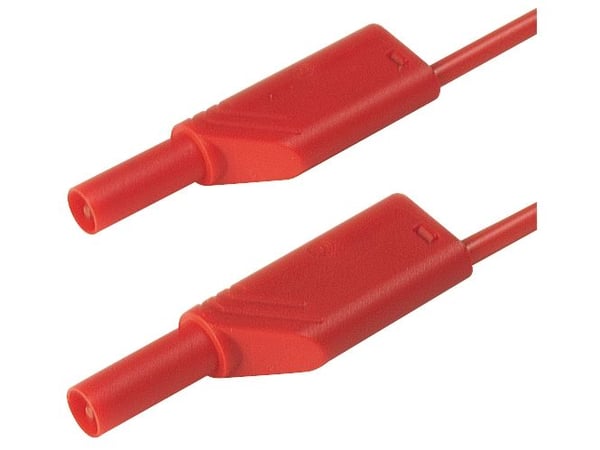 Hirschmann 934088101, Testsond, Röd, Polyvinylklorid (PVC), 2.5 mm ², -15 - 70 ° C, 1000 V Hirschmann 934088101, Testsond, Röd, Polyvinylklorid (PVC), 2.5 mm ², -15 - 70 ° C, 1000 V