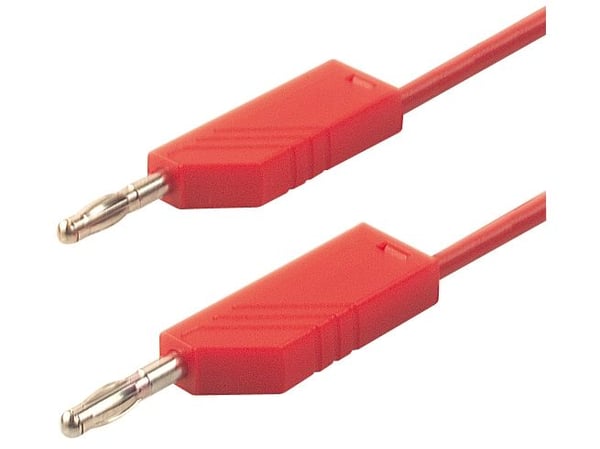 Hirschmann 934063101, Testsond, Röd, Polyvinylklorid (PVC), 2.5 mm ², -15 - 70 ° C, 60 V Hirschmann 934063101, Testsond, Röd, Polyvinylklorid (PVC), 2.5 mm ², -15 - 70 ° C, 60 V
