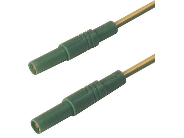 Hirschmann MLS GG 100/2,5, Testkabel, Grön, Gul, PVC, Polyamid, CAT III, 1000 mm Hirschmann MLS GG 100/2,5, Testkabel, Grön, Gul, PVC, Polyamid, CAT III, 1000 mm