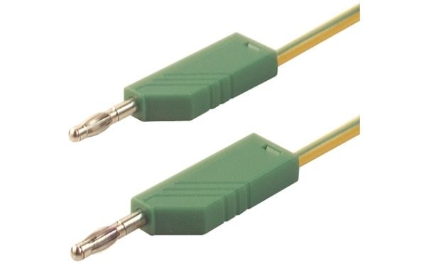 Hirschmann 934063188, Testsond, Grön, Gul, Polyvinylklorid (PVC), 2.5 mm ², -15 - 70 ° C, 60 V Hirschmann 934063188, Testsond, Grön, Gul, Polyvinylklorid (PVC), 2.5 mm ², -15 - 70 ° C, 60 V