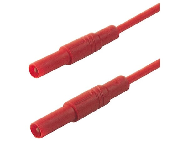 Hirschmann MLS GG 200/1, Testkabel, Röd, PVC, Polyamid, CAT III, -15 - 70 ° C, 2000 mm Hirschmann MLS GG 200/1, Testkabel, Röd, PVC, Polyamid, CAT III, -15 - 70 ° C, 2000 mm