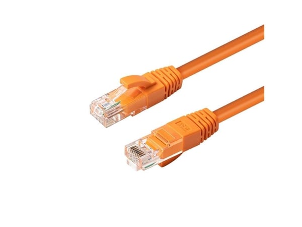 MicroConnect - Patch-kabel - RJ-45 (hane) till RJ-45 (hane) - 7.5 m - UTP - CAT 6a - halogenfri, formpressad - orange