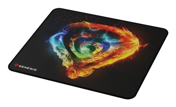 GENESIS Carbon 500 M Fire G2, Multifärg, Bild, Tyg, Gummi, Halksäkert underlag, Spelmusmatta