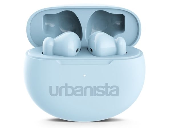 Urbanista Austin - True wireless-hörlurar med mikrofon - inuti örat - Bluetooth - skylight blå