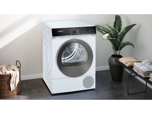 Siemens iQ700 WQ46B2C40 - Tørker - Wi-Fi - høyde: 85 cm - frontileggelse - hvit