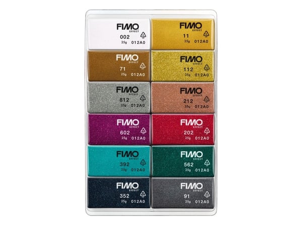 Staedtler FIMO Mod.masse Effect Sparkle 12-pack setti Glitter vähittäiskauppa