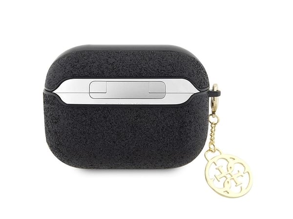 Apple AirPods Pro 2 Guess Glitter Flake 4G Charm (GUAP2GLGSHK) hörlursfodral svart