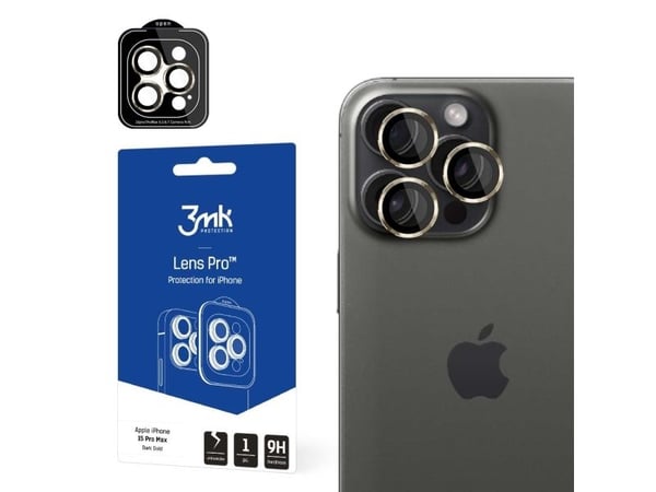 3MK Lens Protection Pro, iPhone 15 Pro Max, 1 styck