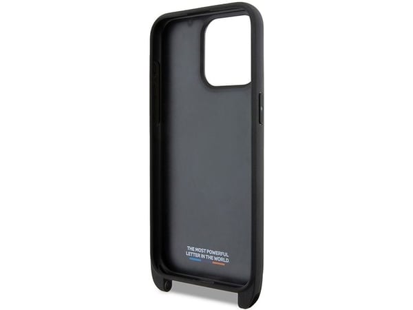 BMW BMHCP15X23 PSVTK hårt skal för Apple iPhone 15 Pro Max 6.7? svart M Edition Carbon Tricolor Line