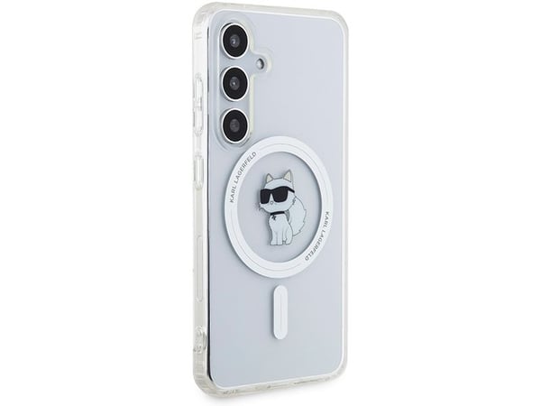 Karl Lagerfeld KLHMS24SHFCCNOT S24 S921 läpinäkyvä kovakotelo IML Choupette MagSafe