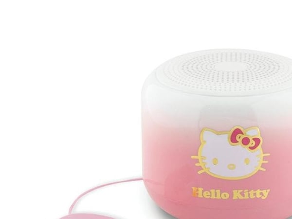 Högtalare Sourcing Hello Kitty Bluetooth 5.0 HKWSBT6GKEP rosa/rosa eloxerad gradient