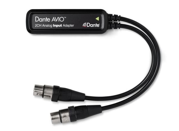 Audinate Dante AVIO 2Ch Analog Input Adapter - Dante lydinngangsendepunkt