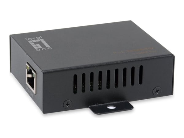 LevelOne POR-0111, IEEE 802.3, IEEE 802.3af, IEEE 802.3at, IEEE 802.3u, IEEE 802.3x, Sort, 100 m, Kina, 0 - 40 °C, 0 - 90 %