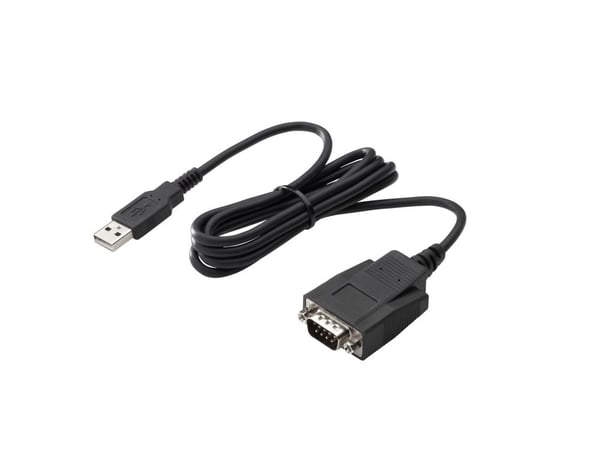 HP - Seriell adapter - USB - RS-232 x 1 - svart - for HP 34, Z1 G9; Elite 600 G9, 800 G9, t655; Pro 260 G9, 400 G9, t550; ProOne 440 G9