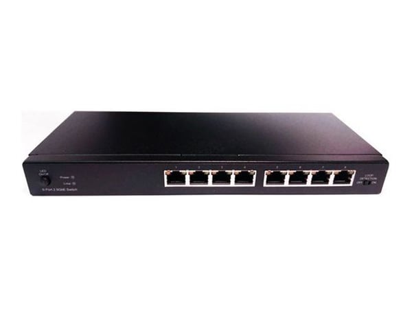 Longshine LCS-2.5GS7108 - Switch - ikke-styrt - 8 x 2.5GBase-T - stasjonær, veggmonterbar Longshine LCS-2.5GS7108 - Switch - ikke-styrt - 8 x 2.5GBase-T - stasjonær, veggmonterbar