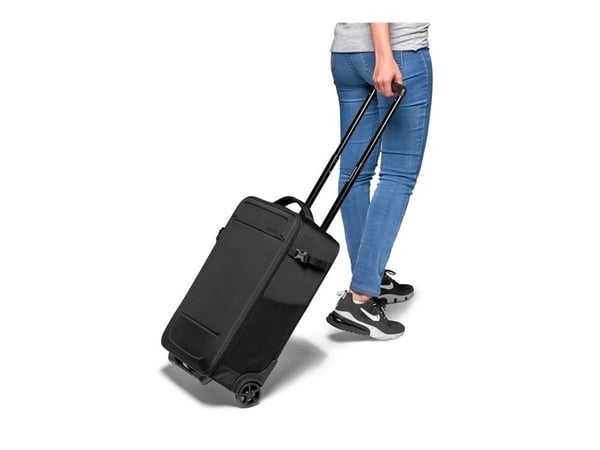 Manfrotto Advanced Rolling camera III - Pose for digitalbildekamera med linser / notebook - plastikk, syntetisk tøy - svart - 15"