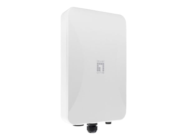 LevelOne WAB-8021 - Trådløst tilgangspunkt - AX3000, outdoor, PoE, IP67, omni-directional - Wi-Fi 5, Wi-Fi 6 - 2.4 GHz, 5 GHz - stangmonterbar LevelOne WAB-8021 - Trådløst tilgangspunkt - AX3000, outdoor, PoE, IP67, omni-directional - Wi-Fi 5, Wi-Fi 6 - 2.4 GHz, 5 GHz - stangmonterbar