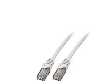 Mercodan Patchkabel KAT6 UTP, Hvid, 20m, Halogenfri, 2x4xAWG24 LSZH, Polybag, CCA, 20 m, Cat6, U/UTP (UTP), RJ-45, RJ-45, Vit