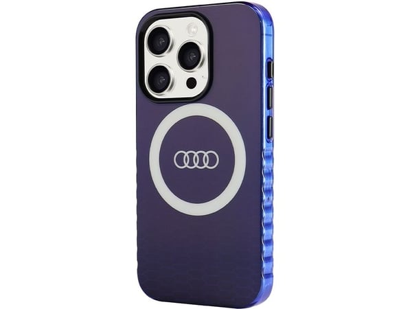 Kotelo Audi IML IML Big Logo MagSafe Kotelo iPhone 15 Pro 6.1" sininen / tummansininen hardcase AU-IMLMIP15P-Q5/D2-BE