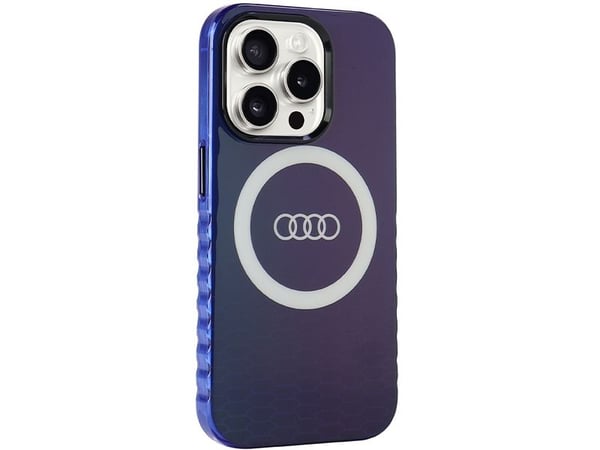 Kotelo Audi IML IML Big Logo MagSafe Kotelo iPhone 15 Pro 6.1" sininen / tummansininen hardcase AU-IMLMIP15P-Q5/D2-BE